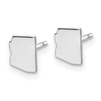 14KW Arizona State Earrings