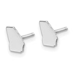 14KW Georgia State Earrings