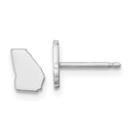 14KW Georgia State Earrings