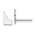 14KW Idaho State Earrings