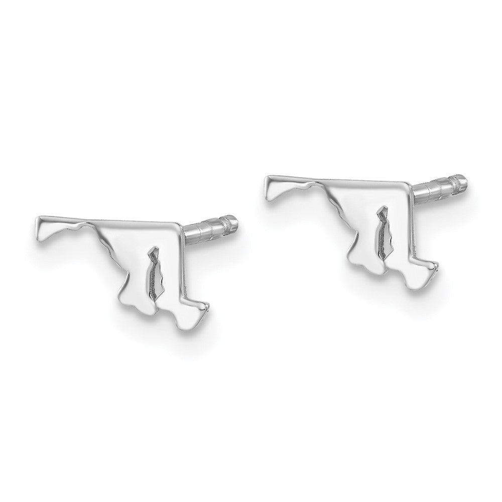 14KW Maryland State Earrings