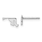 14KW Maryland State Earrings