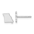 14KW Missouri State Earrings