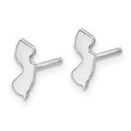 14KW New Jersey State Earrings