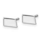14KW South Dakota State Earrings