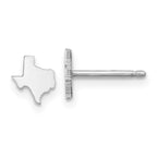 14KW Texas State Earrings