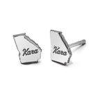 14KW Georgia State Earrings