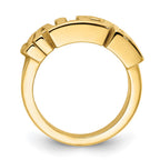 14k Yellow Gold Cut-out Name Ring