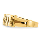 14k Yellow Gold Cut-out Name Ring