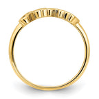 14k Yellow Gold Name Plate Ring