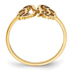 14k Yellow Gold Monogram Ring