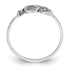 10k White Gold Monogram Ring