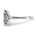 10k White Gold Monogram Ring