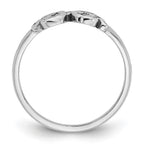 10k White Gold Monogram Ring