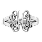 14k White Gold Monogram Ring