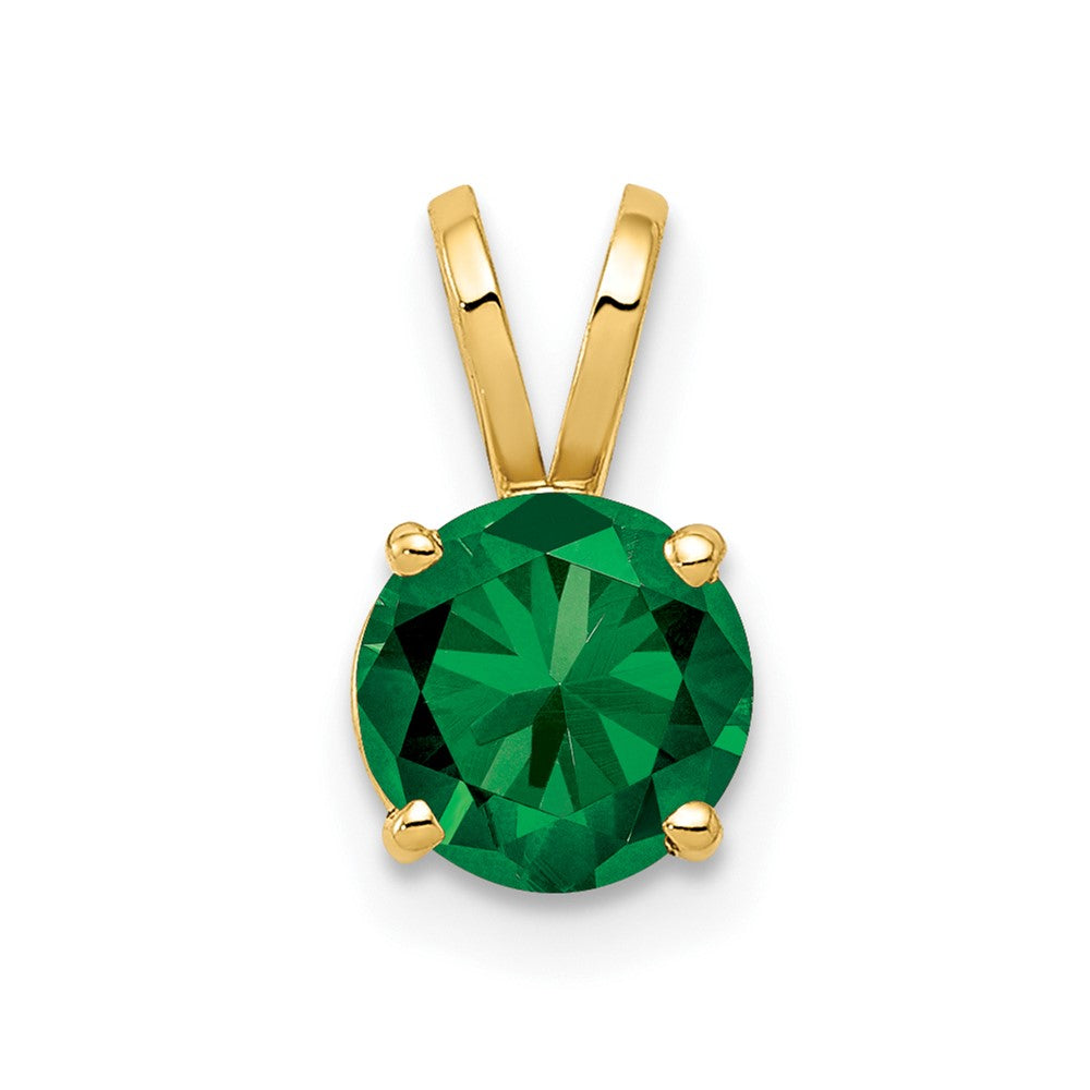14k 6mm Round Mount St. Helens Pendant