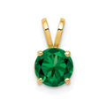 14k 6mm Round Mount St. Helens Pendant