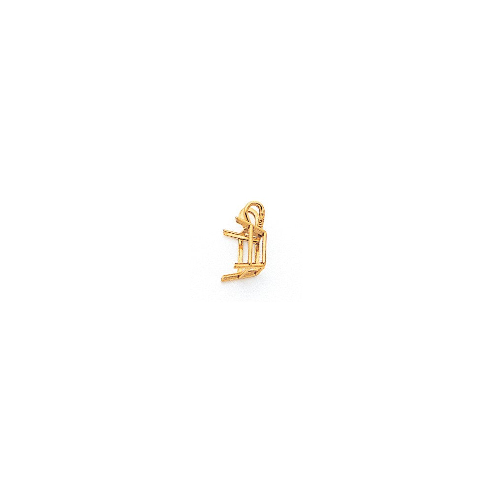 14k 8x6mm Emerald-cut Cubic Zirconia Pendant