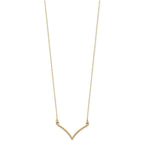 14k Polished 18 inch V-Necklace