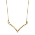 14k Polished 18 inch V-Necklace