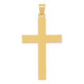 14k Sandblasted Cross Pendant