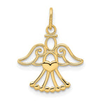 14k Cut-out Angel with Heart Charm
