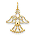 14k Cut-out Angel with Heart Charm