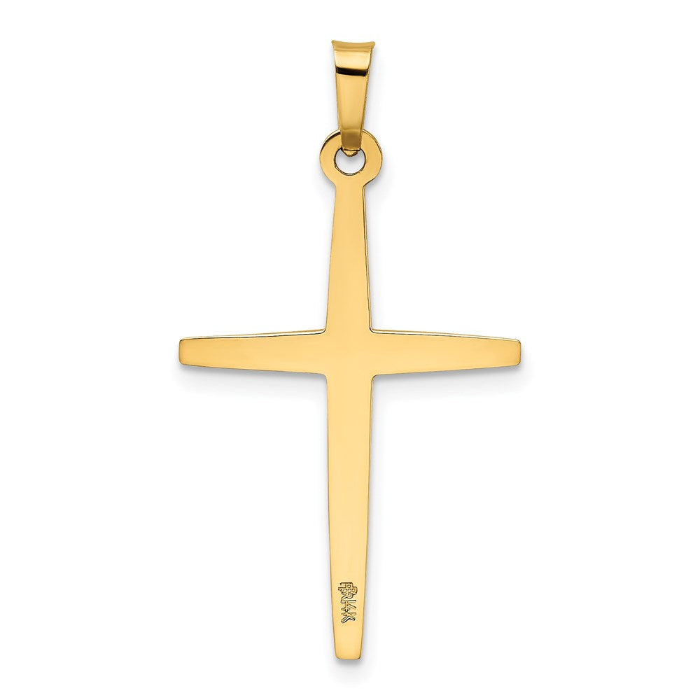 14k Polished Latin Cross Pendant