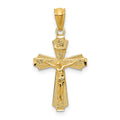 14k Polished Small Passion Crucifix Pendant