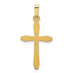 14k Polished Passion Cross Pendant
