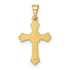 14k Budded Cross Charm