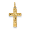14k INRI Crucifix Charm