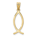 14k Ichthus Fish Charm