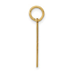 14K Laser Designed Greek Cross Charm