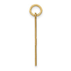14K Laser Designed Greek Cross Pendant