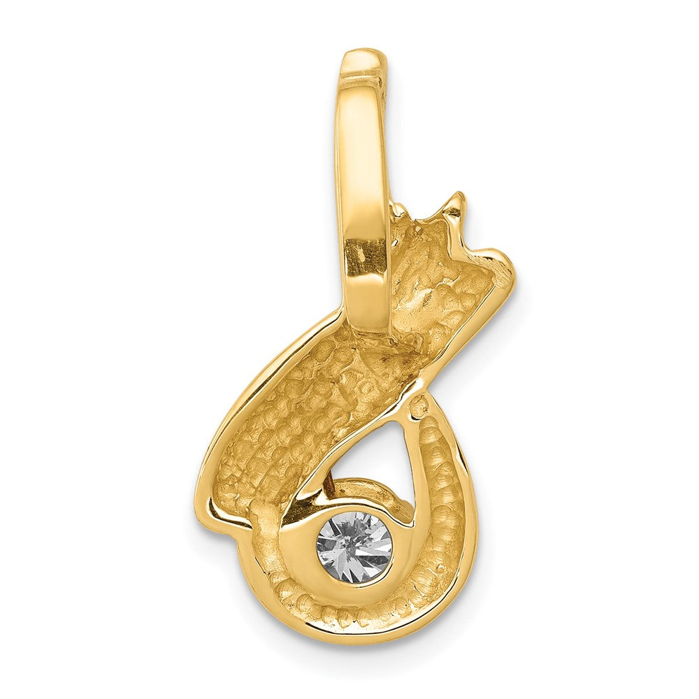 14k Complete 1/2 carat AAA Diamond Slide Fits up to 8mm Regular/Fancy/Reversible Omega