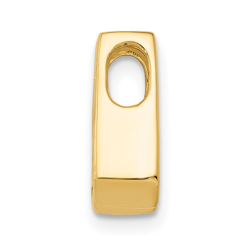 14k Complete AAA 4.0mm Diamond Slide Fits up to 2mm Regular/3mm Fancy or Reversible Omega