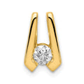 14k Complete A 4.0mm Diamond Slide Fits up to 2mm Regular/3mm Fancy or Reversible Omega