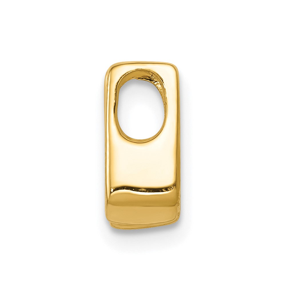14k Complete AA 3.75mm Diamond Slide Fits up to 2mm Regular/3mm Fancy or Reversible Omega