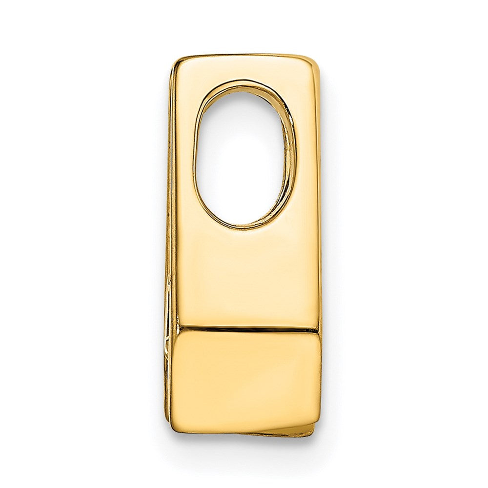 14k Complete AA 4.5mm Diamond Slide Fits up to 2mm Regular/3mm Fancy or Reversible Omega