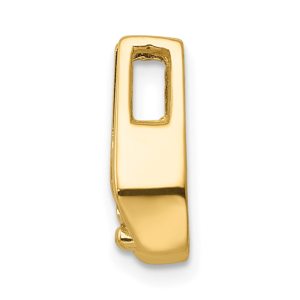 14k Complete AAA 4.75mm Diamond Slid Fits up to 3mm Fancy or Reversible Omega Only