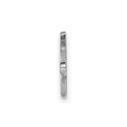 Sterling Silver Rhodium-plated Medical ID Plate