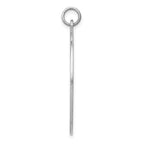 Sterling Silver Rhodium-plated Medical Jewelry Pendant