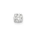 14k White Gold 1/3 carat Single Stud AA Diamond Earring