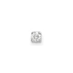14k White Gold 1/20 carat Single Stud AA Diamond Earring
