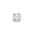 14k White Gold 1/4 carat Single Stud AA Diamond Earring