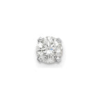 14k White Gold 3/8 carat Single Stud AA Diamond Earring