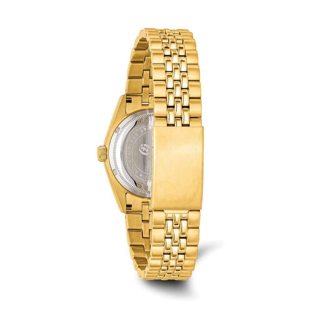 Mens Charles Hubert IP-plated Champagne Dial Watch