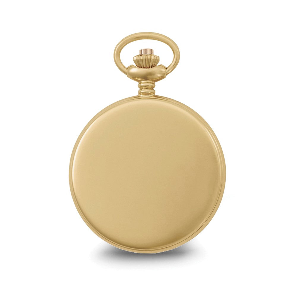Charles Hubert Gold-finish Off-White Dial with Date Pocket Watch