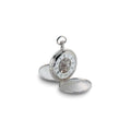 Charles Hubert Chrome-finish White Dial Pocket Watch